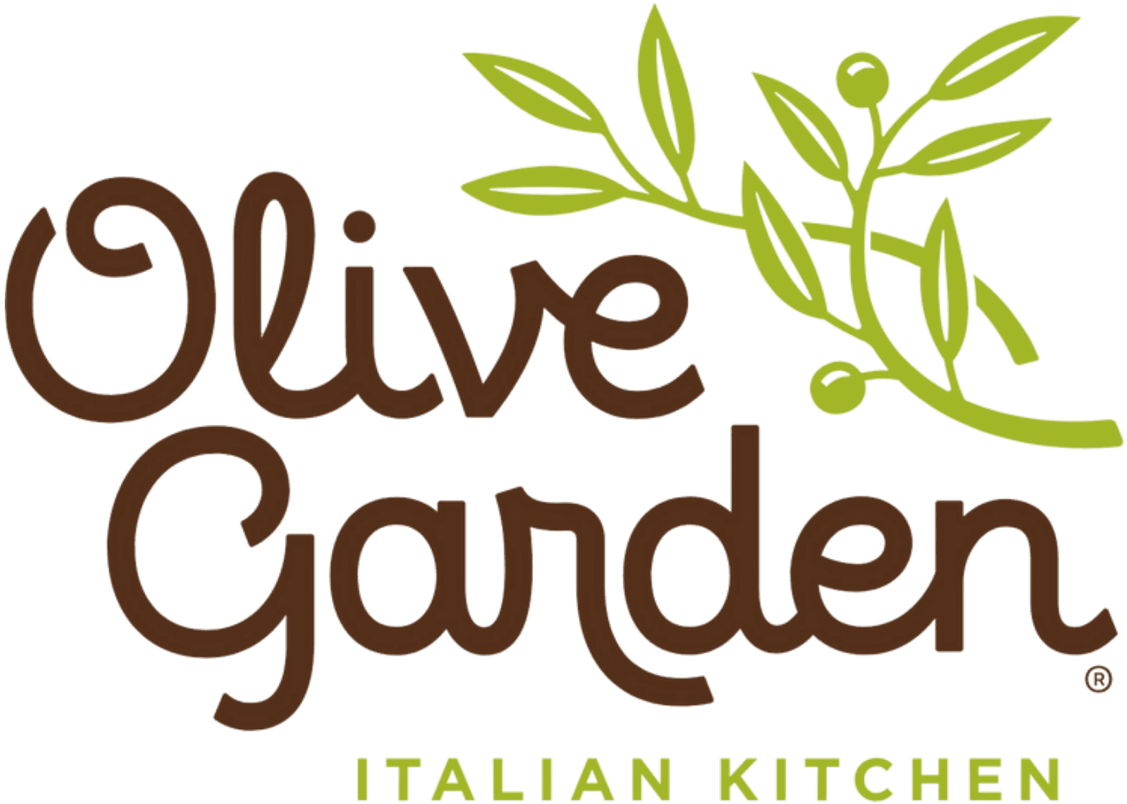 Untitled design (2) The olive garden logo on a black background.